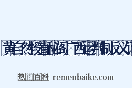 黄自然授直秘阁广西运判制反义词是什么意思的图片